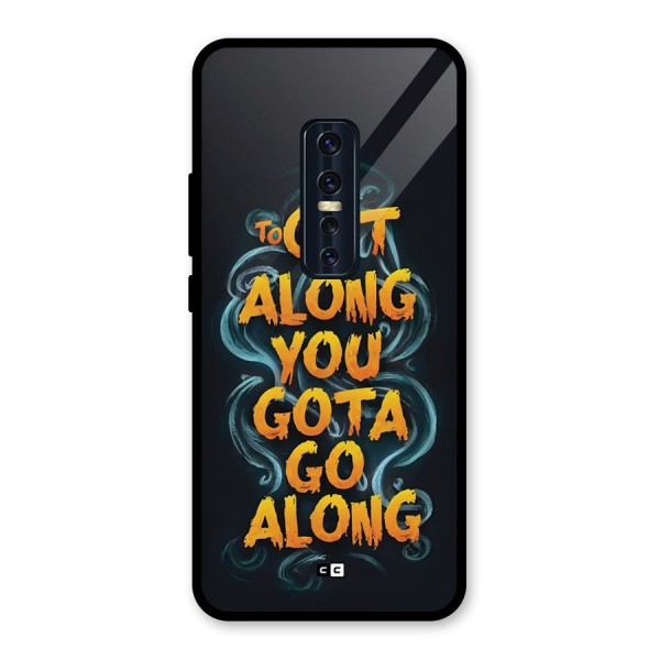 Gota Go Along Glass Back Case for Vivo V17 Pro