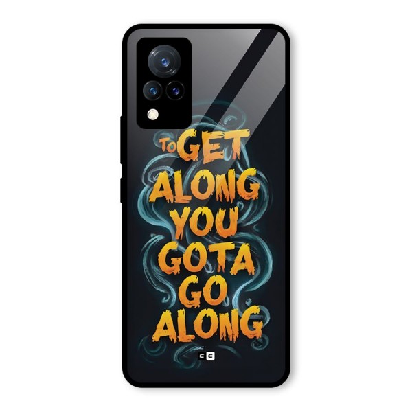 Gota Go Along Glass Back Case for Vivo V21 5G