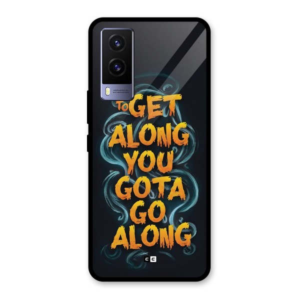 Gota Go Along Glass Back Case for Vivo V21e 5G