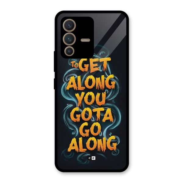 Gota Go Along Glass Back Case for Vivo V23 5G