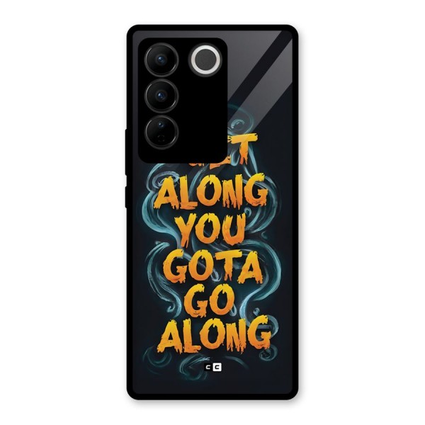 Gota Go Along Glass Back Case for Vivo V27 Pro