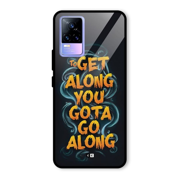 Gota Go Along Glass Back Case for Vivo Y73