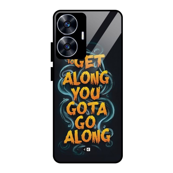 Gota Go Along Glass Back Case for realme C55