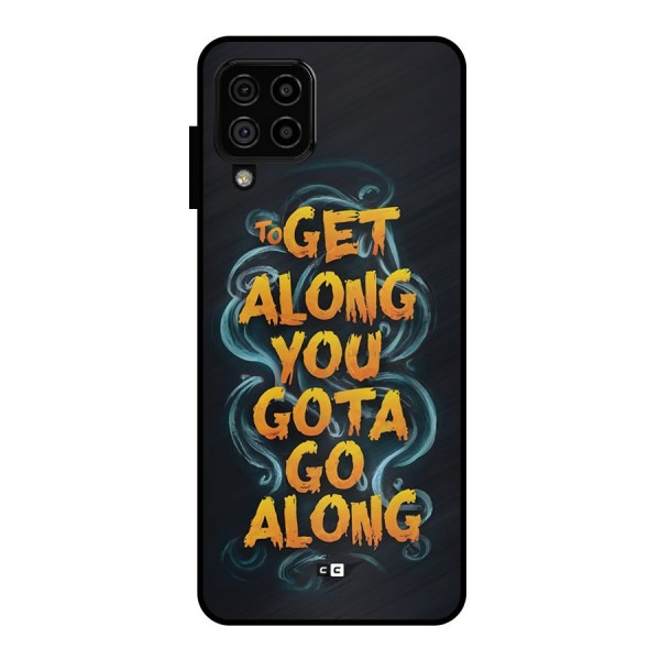 Gota Go Along Metal Back Case for Galaxy A22 4G