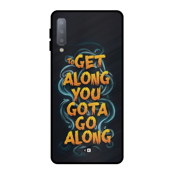 Gota Go Along Metal Back Case for Galaxy A7 (2018)