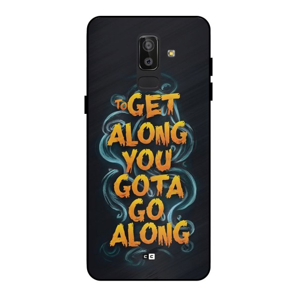 Gota Go Along Metal Back Case for Galaxy J8