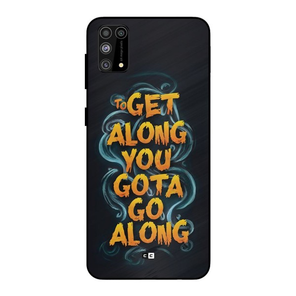 Gota Go Along Metal Back Case for Galaxy M31