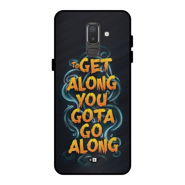 Gota Go Along Metal Back Case for Galaxy On8 (2018)