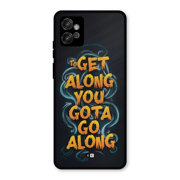 Gota Go Along Metal Back Case for Moto G32