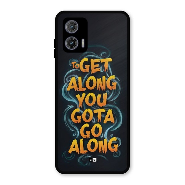 Gota Go Along Metal Back Case for Moto G73