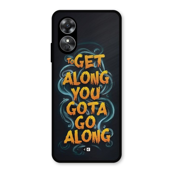 Gota Go Along Metal Back Case for Oppo A17