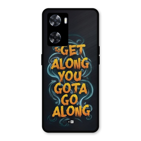 Gota Go Along Metal Back Case for Oppo A57 2022