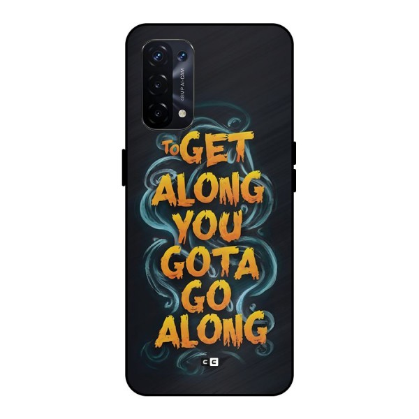 Gota Go Along Metal Back Case for Oppo A74 5G