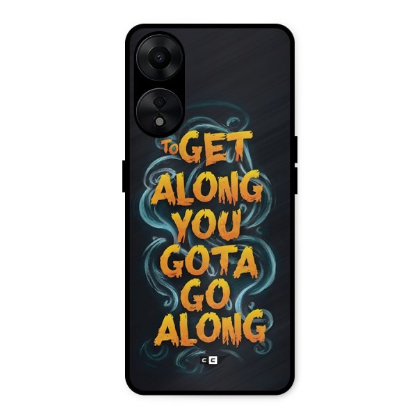 Gota Go Along Metal Back Case for Oppo A78 5G