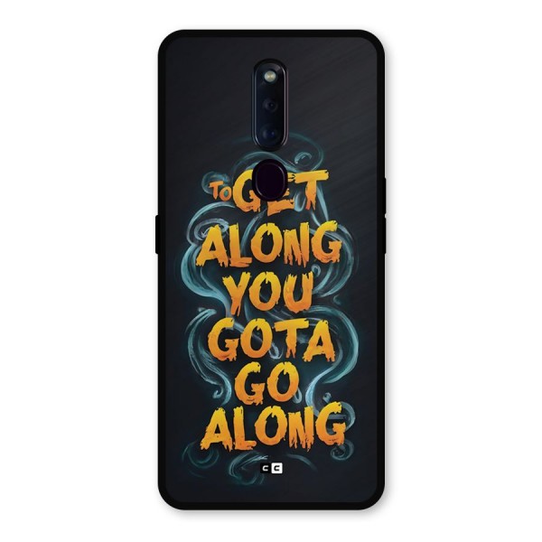 Gota Go Along Metal Back Case for Oppo F11 Pro