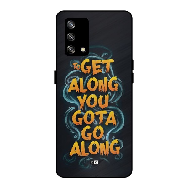 Gota Go Along Metal Back Case for Oppo F19s