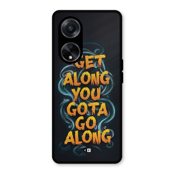 Gota Go Along Metal Back Case for Oppo F23