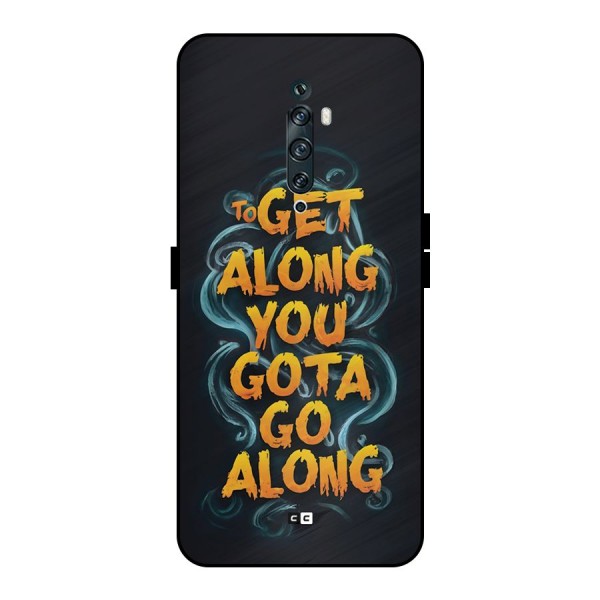 Gota Go Along Metal Back Case for Oppo Reno2 F