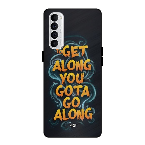 Gota Go Along Metal Back Case for Oppo Reno4 Pro