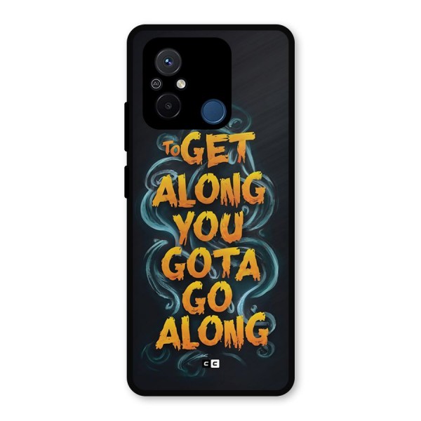 Gota Go Along Metal Back Case for Poco C55