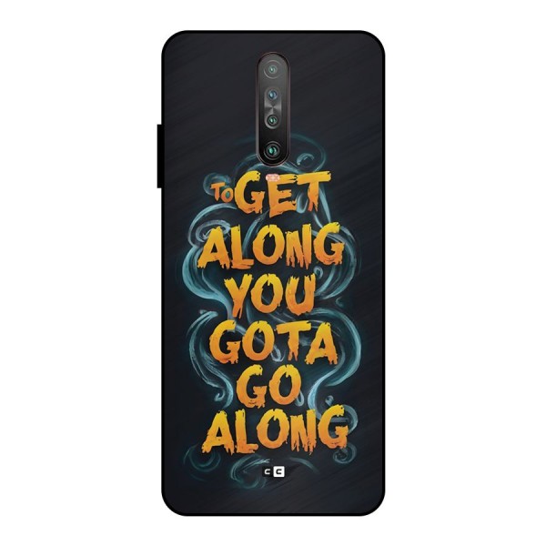 Gota Go Along Metal Back Case for Poco X2