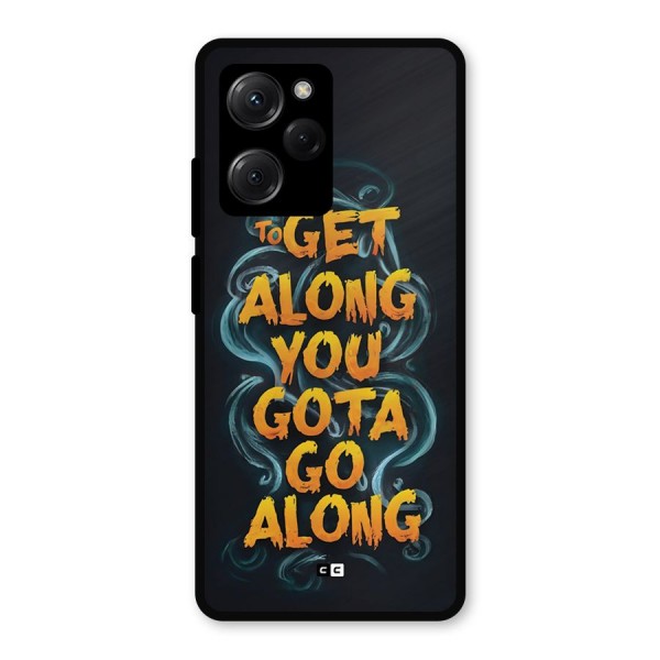 Gota Go Along Metal Back Case for Poco X5 Pro