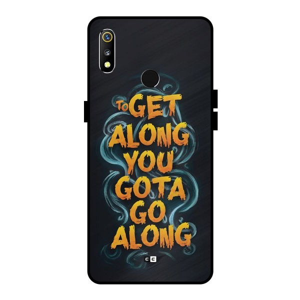 Gota Go Along Metal Back Case for Realme 3