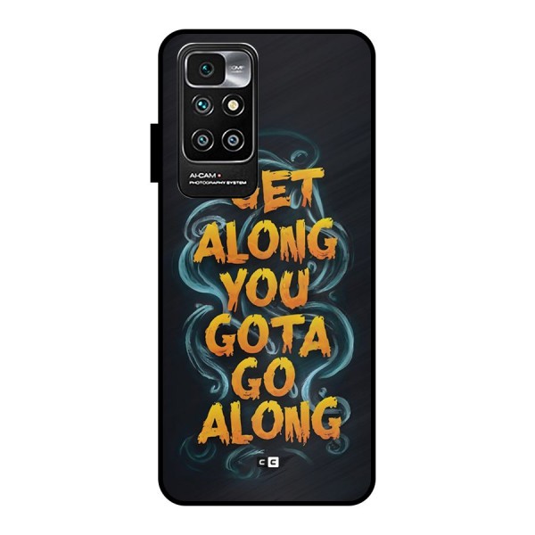 Gota Go Along Metal Back Case for Redmi 10 Prime