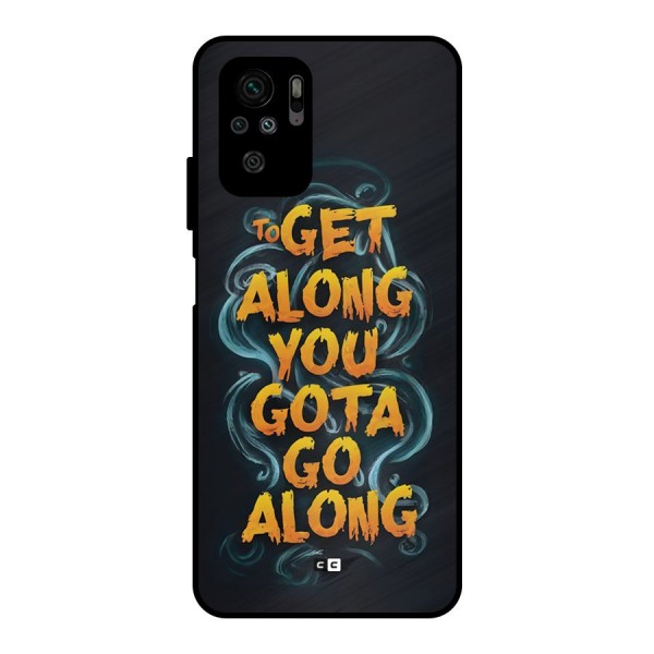 Gota Go Along Metal Back Case for Redmi Note 10