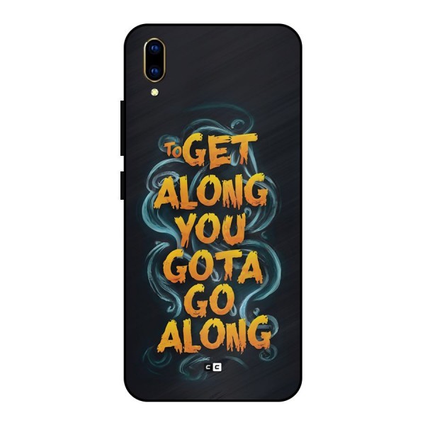 Gota Go Along Metal Back Case for Vivo V11 Pro