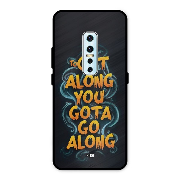 Gota Go Along Metal Back Case for Vivo V17 Pro