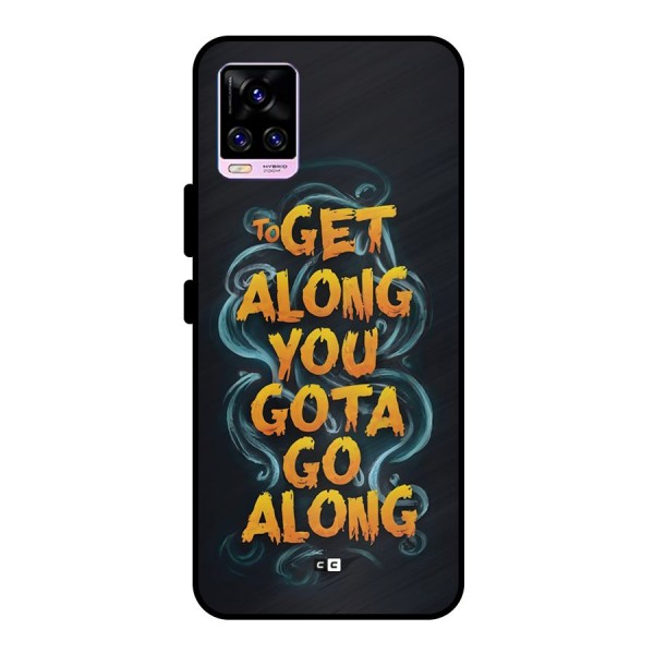 Gota Go Along Metal Back Case for Vivo V20 Pro