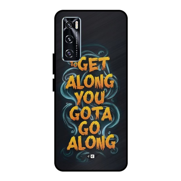 Gota Go Along Metal Back Case for Vivo V20 SE