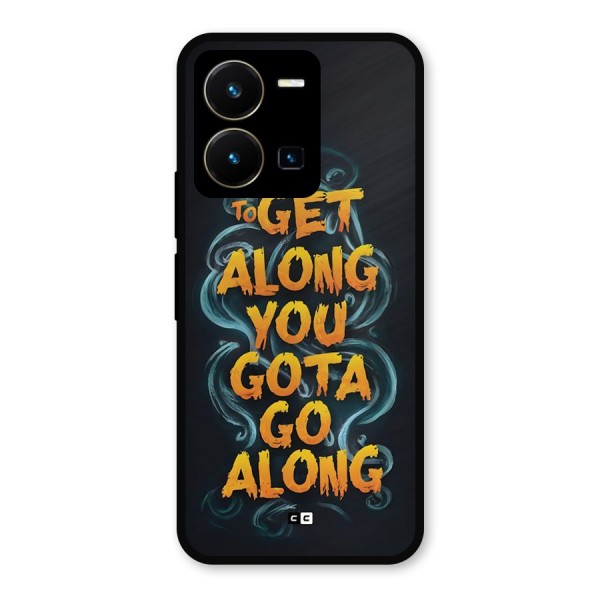 Gota Go Along Metal Back Case for Vivo Y35