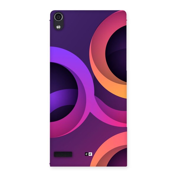 Gradient Rings Back Case for Ascend P6