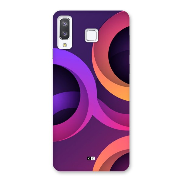 Gradient Rings Back Case for Galaxy A8 Star