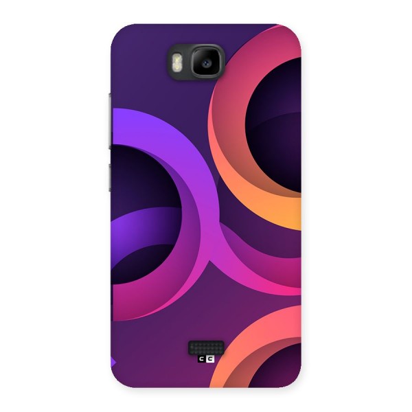 Gradient Rings Back Case for Honor Bee