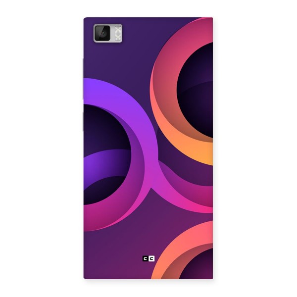 Gradient Rings Back Case for Mi3