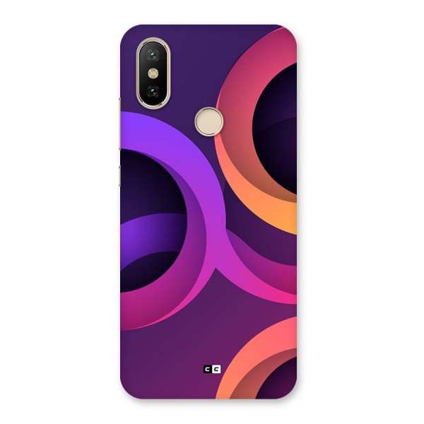 Gradient Rings Back Case for Mi A2