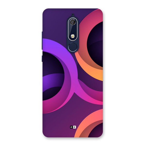 Gradient Rings Back Case for Nokia 5.1