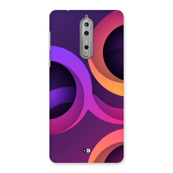 Gradient Rings Back Case for Nokia 8