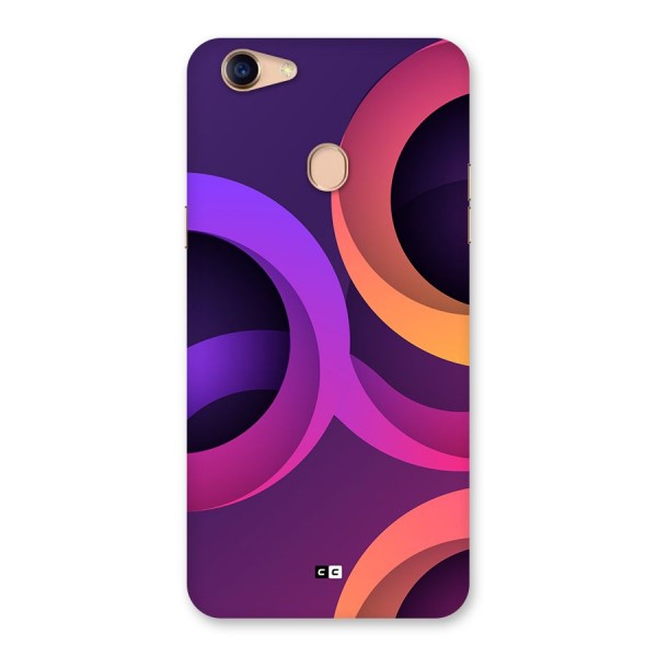 Gradient Rings Back Case for Oppo F5