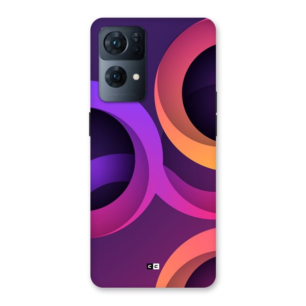 Gradient Rings Back Case for Oppo Reno7 Pro 5G