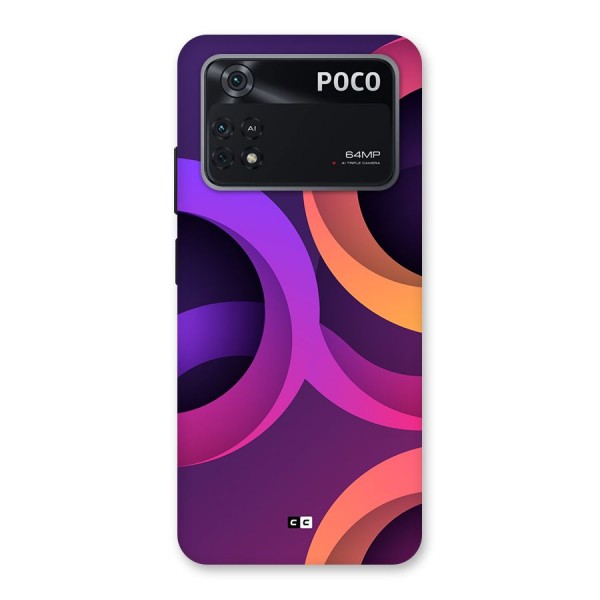 Gradient Rings Back Case for Poco M4 Pro 4G