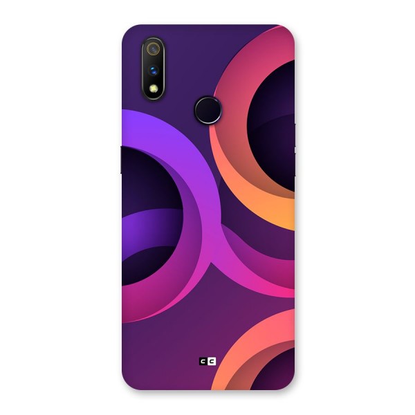 Gradient Rings Back Case for Realme 3 Pro