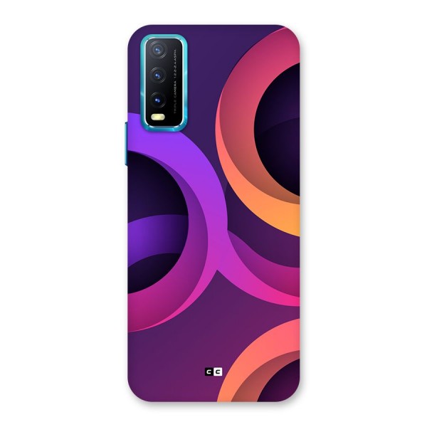 Gradient Rings Back Case for Vivo Y12s