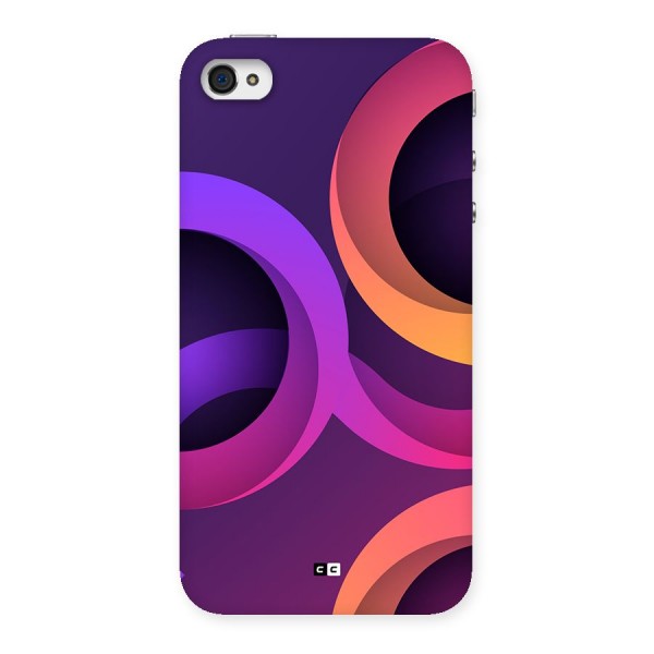 Gradient Rings Back Case for iPhone 4 4s