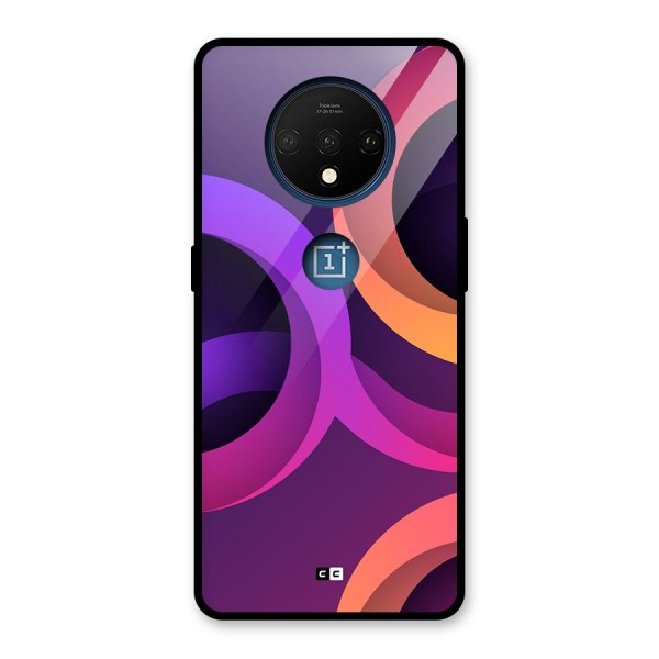 Gradient Rings Glass Back Case for OnePlus 7T