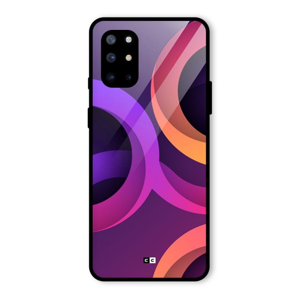 Gradient Rings Glass Back Case for OnePlus 8T