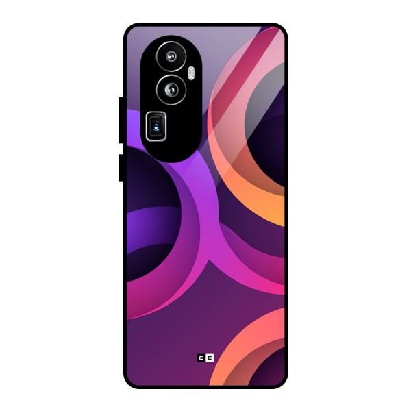 Gradient Rings Glass Back Case for Oppo Reno10 Pro Plus